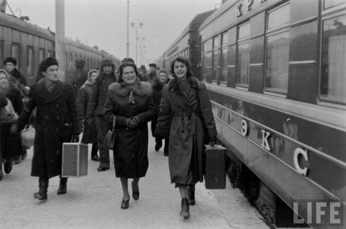 Американці в Ленінграді 50-х років (45 фото)