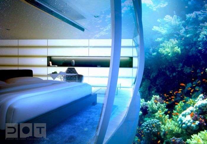 Підводний готель в Дубаї (12 фото)