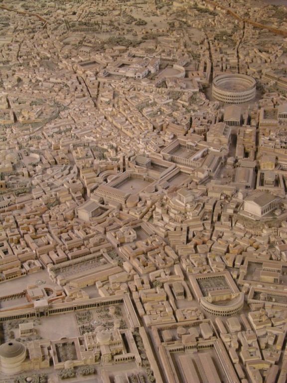 Самая точная модель Древнего Рима, на изготовление которой потребовалось 36 лет Интересное