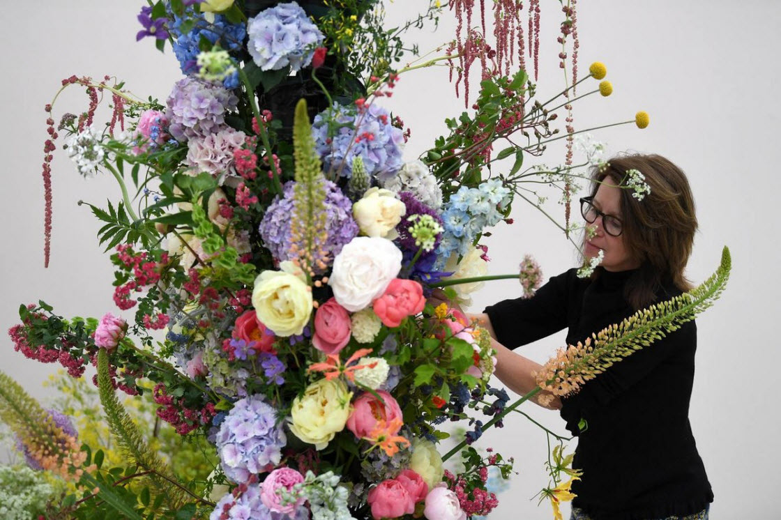 Ежегодная выставка цветов в Лондоне выставка,шоу,природа,выставка,красота,культура,Лондон,растения,цветы