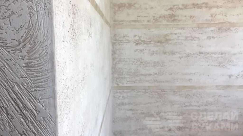 Декоративная отделка стен под травертин из обычной шпаклевки Самоделки