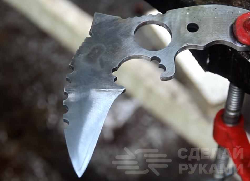 Как из дисковой бороны сделать нож керамбит своими руками Самоделки