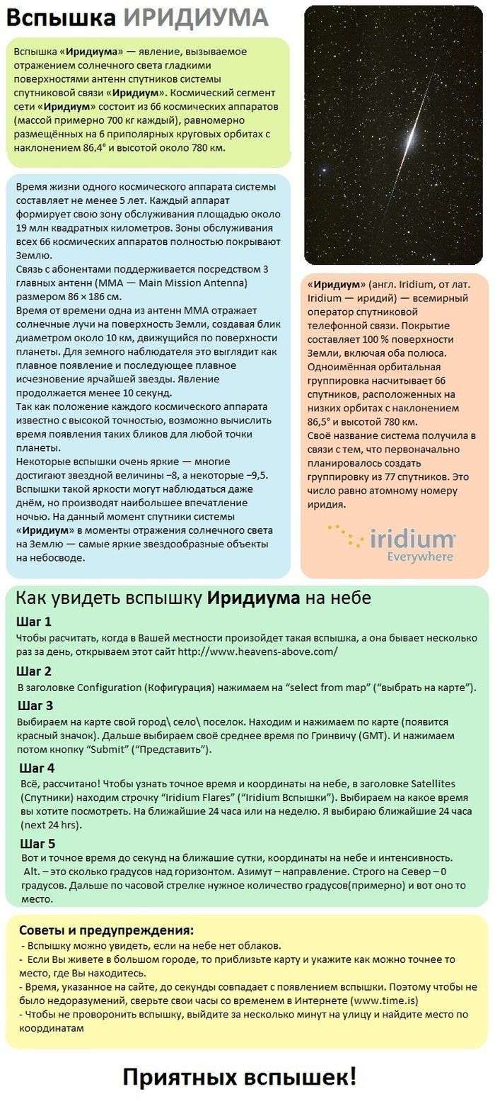 Спалах Иридиума (1 картинка)