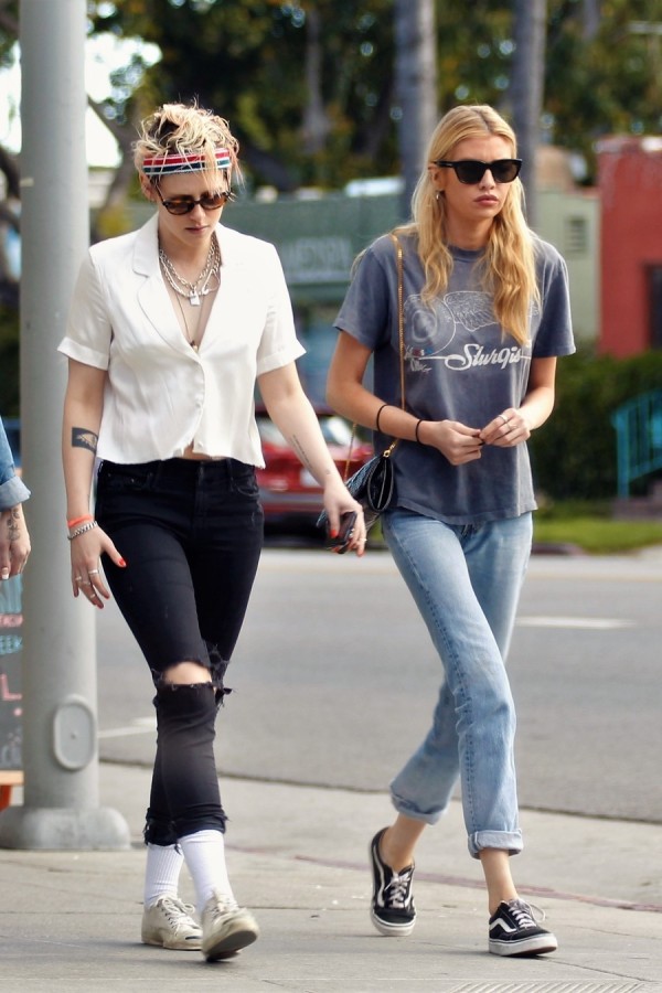 Стелла и Кристен в ЛА kristen stewart,stella maxwell