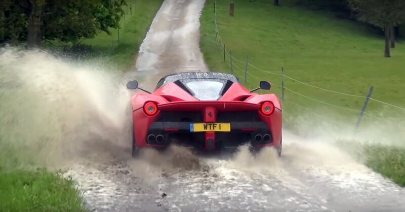 LaFerrari — идеальный автомобиль для плохой погоды   авто