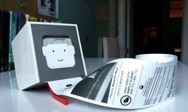 Гаджет Little Printer позволит обмениваться физическими сообщениями little printer,гаджеты,мир,технологии