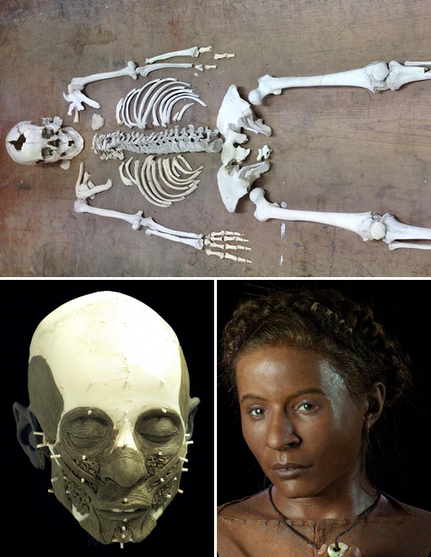 Учёный восстанавливает внешность людей, живших 1300 лет назад Изобретения,Разное,Человек