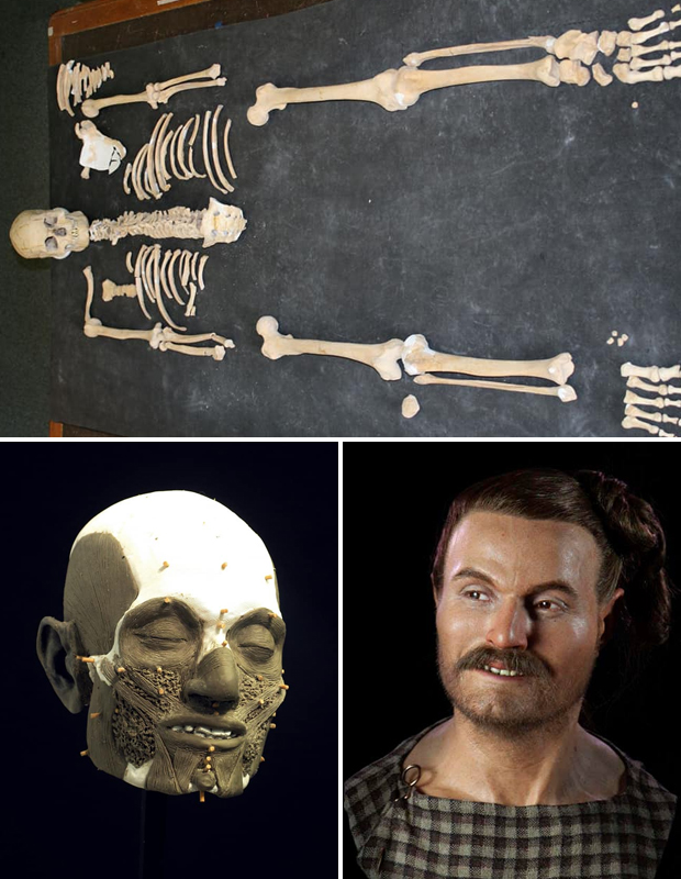 Учёный восстанавливает внешность людей, живших 1300 лет назад Изобретения,Разное,Человек