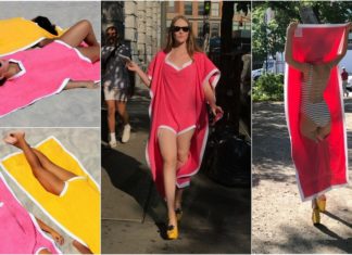 Дизайнер з Нью-Йорка зєднала пляжний рушник і купальник