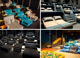 В Швейцарії відкрили кінотеатр з ліжками для глядачів