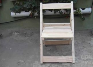 Як зробити деревяний складаний стілець своїми руками
