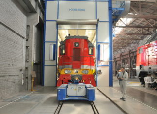 На «БМЗ» введені в експлуатацію фарбувально-сушильні камери для тепловозів
