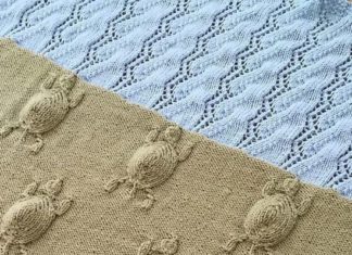 Візерунок в скарбничку Черепашки: вязання спицями