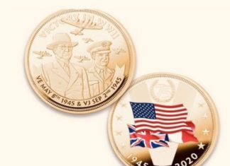 У США зробили ювілейну монету із зображеннями країн-переможців у Другій світовій війні без СРСР