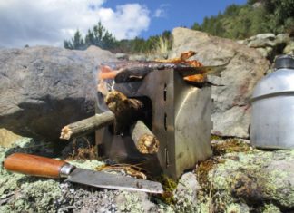 Як зробити складну кишенькову піч для приготування їжі в поході