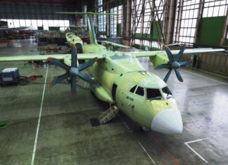 ДРУГИЙ ДОСВІДЧЕНИЙ ІЛ-112В ЗІБРАНИЙ В ЦАГІ ДЛЯ РЕСУРСНИХ ВИПРОБУВАНЬ…