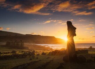 Огненное Кольцо над Островом Пасхи: Невероятное Солнечное Затмение