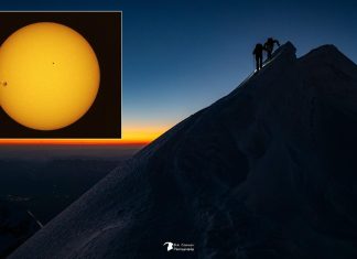 Рекордна висота: зображення сонця з вершини Європи