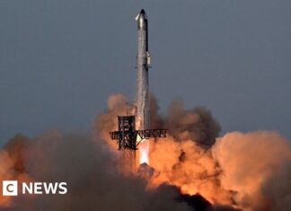 SpaceX завершує запуск ракети Starship з приголомшливим поверненням