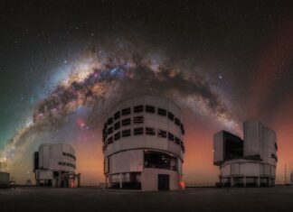 Твердь: Чумацький Шлях над Дуже Великим Телескопом