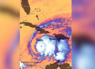 Ураган «Мелісса»: знімок екстремальної погоди з супутника