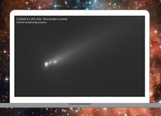 Комета АТЛАС розпалася після наближення до Сонця: пряма трансляція сьогодні ввечері